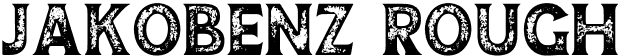 Jakobenz Rough font - JakobenzRough-z86P3.otf