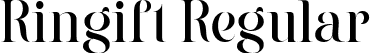 Ringift Regular font - Ringift.ttf
