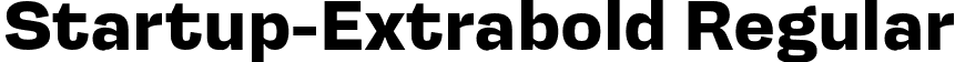 Startup-Extrabold Regular font - Startup-Extrabold.otf