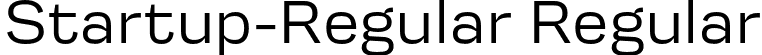 Startup-Regular Regular font - Startup-Regular.otf