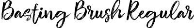 Basting Brush Regular font - Basting Brush.ttf