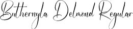 Buthernyla Delmond Regular font - Buthernyla Delmond.otf