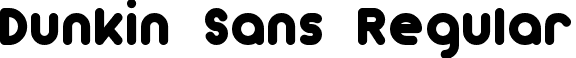 Dunkin Sans Regular font - Dunkin Sans.otf