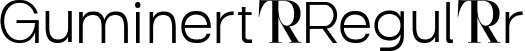 Guminert Regular font - Guminert-6Y5gD.ttf