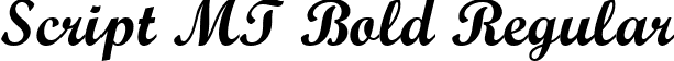 Script MT Bold Regular font - ScriptMTBold.ttf