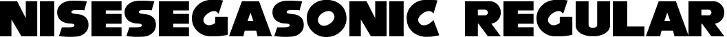 NiseSegaSonic Regular font - NiseSegaSonic.TTF