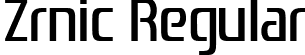 Zrnic Regular font - zrnic___.ttf