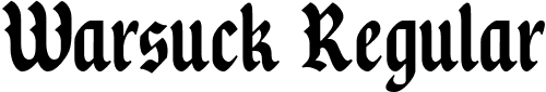 Warsuck Regular font - WarsuckRegular-2OK9K.ttf