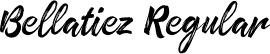 Bellatiez Regular font - Bellatiez Reguler.otf