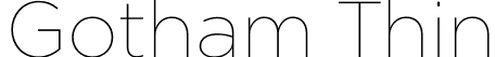 Gotham Thin font - Gotham-Thin.otf