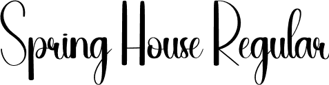 Spring House Regular font - Spring-House.otf