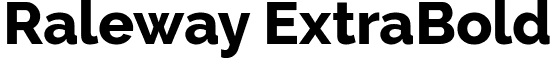 Raleway ExtraBold font - Raleway-ExtraBold.ttf