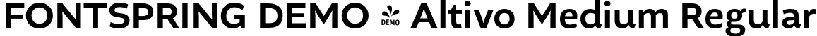 FONTSPRING DEMO - Altivo Medium Regular font - Fontspring-DEMO-altivo-medium.otf