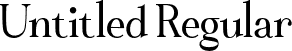 Untitled Regular font - Untitled-eZ5aO.otf