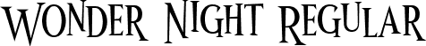 Wonder Night Regular font - WonderNight-K7ZaZ.ttf