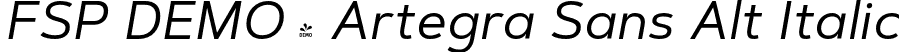 FSP DEMO - Artegra Sans Alt Italic font - Fontspring-DEMO-artegra_sans-alt-400-regular-italic.otf