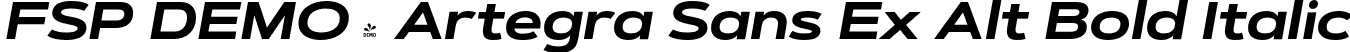 FSP DEMO - Artegra Sans Ex Alt Bold Italic font - Fontspring-DEMO-artegra_sans-extended-alt-700-bold-italic.otf