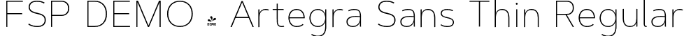FSP DEMO - Artegra Sans Thin Regular font - Fontspring-DEMO-artegra_sans-100-thin.otf