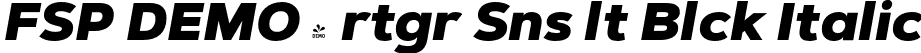 FSP DEMO - rtgr Sns lt Blck Italic font - Fontspring-DEMO-artegra_sans-alt-900-black-italic.otf