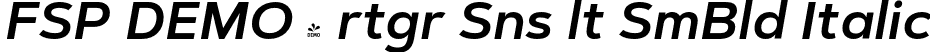 FSP DEMO - rtgr Sns lt SmBld Italic font - Fontspring-DEMO-artegra_sans-alt-600-semibold-italic.otf