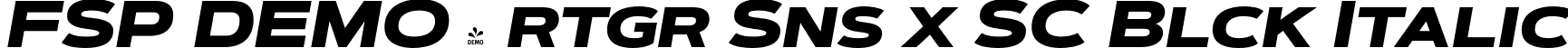FSP DEMO - rtgr Sns x SC Blck Italic font - Fontspring-DEMO-artegra_sans-extended-sc-900-black-italic.otf