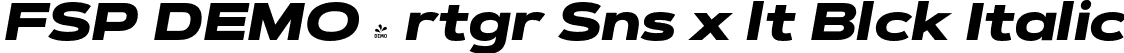 FSP DEMO - rtgr Sns x lt Blck Italic font - Fontspring-DEMO-artegra_sans-extended-alt-900-black-italic.otf