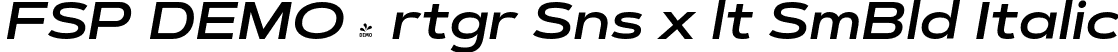 FSP DEMO - rtgr Sns x lt SmBld Italic font - Fontspring-DEMO-artegra_sans-extended-alt-600-semibold-italic.otf