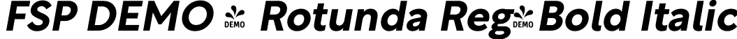 FSP DEMO - Rotunda Reg-Bold Italic font - Fontspring-DEMO-6b-rotunda-bold-italic.otf