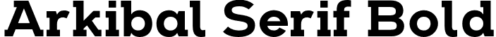 Arkibal Serif Bold font - Arkibal Serif Bold.otf