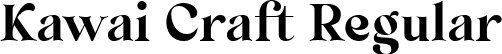 Kawai Craft Regular font - Kawai Craft.ttf