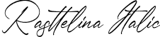 Rasttelina Italic font - Rasttelina Italic.ttf