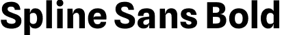 Spline Sans Bold font - SplineSans-Bold.otf