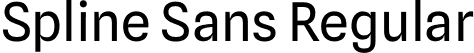 Spline Sans Regular font - SplineSans-Regular.otf