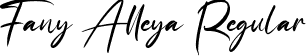 Fany Alleya Regular font - Fany Alleya.otf