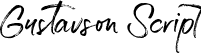 Gustavson Script font - Gustavson-Script.ttf