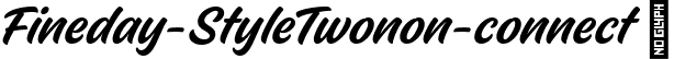 Fineday-StyleTwonon-connect  font - Fineday-StyleTwonon-connect.ttf
