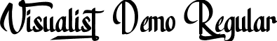 Visualist Demo Regular font - VisualistDemoRegular.ttf