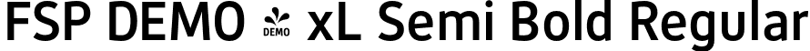 FSP DEMO - xL Semi Bold Regular font - Fontspring-DEMO-saldaxl-semibold.otf