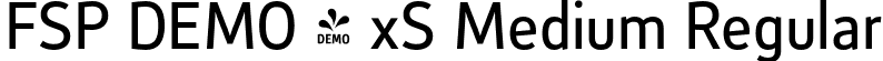 FSP DEMO - xS Medium Regular font - Fontspring-DEMO-saldaxs-medium.otf