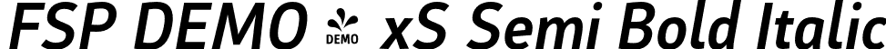FSP DEMO - xS Semi Bold Italic font - Fontspring-DEMO-saldaxs-semiboldit.otf