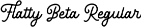 Flatty Beta Regular font - FlattyDemo.otf