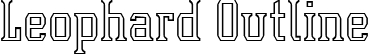 Leophard Outline font - Leophard-Outline.ttf