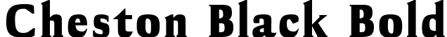 Cheston Black Bold font - Cheston-Black.ttf