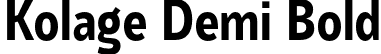 Kolage Demi Bold font - Kolage-DemiBold.otf