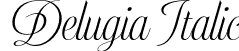 Delugia Italic font - Delugia.otf