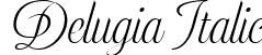 Delugia Italic font - Delugia.ttf