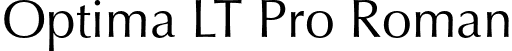 Optima LT Pro Roman font - OptimaLTPro-Roman.otf