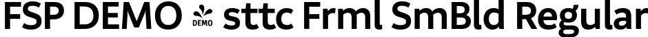 FSP DEMO - sttc Frml SmBld Regular font - Fontspring-DEMO-aesteticoformal-semibold.otf