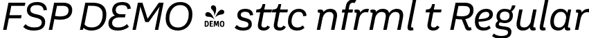 FSP DEMO - sttc nfrml t Regular font - Fontspring-DEMO-aesteticoinformal-regularit.otf