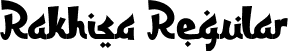 Rakhisa Regular font - Rakhisa.ttf
